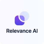 Relevance AI Logo: Stylized Digital Design, Automation & Machine Learning.